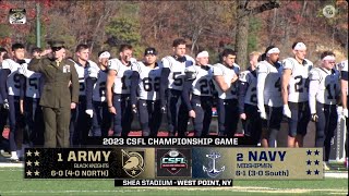 Highlights: Navy Sprint Football vs. Army (2023 CSFL Championship)