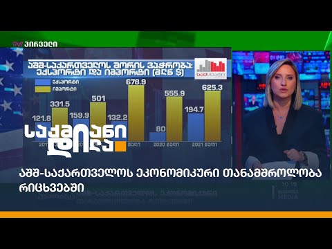 აშშ-საქართველოს ეკონომიკური თანამშროლობა რიცხვებში