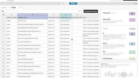 How to make a network graph in Flourish