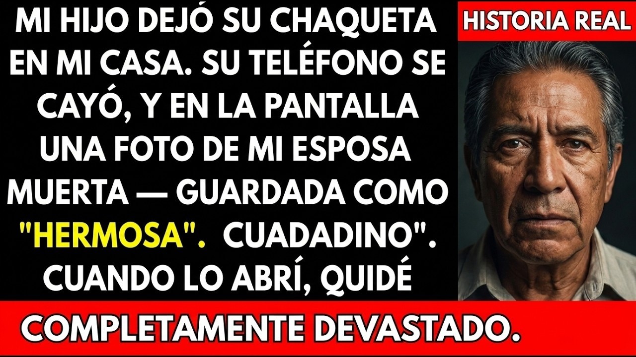 Aquella noche, mientras colgaba la chamarra que mi hijo olvidó en mi casa después de la cena del domingo, su teléfono se cayó al suelo y la pantalla se encendió. Ahí estaba el rostro de mi esposa,...