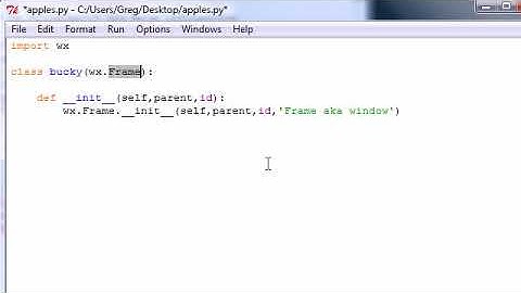 wxPython Programming Tutorial-1 . Creating a Basic Frame.