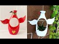 How to make beautiful planters from liquid detergent bottles/DIY Plastic bottle planters for garden