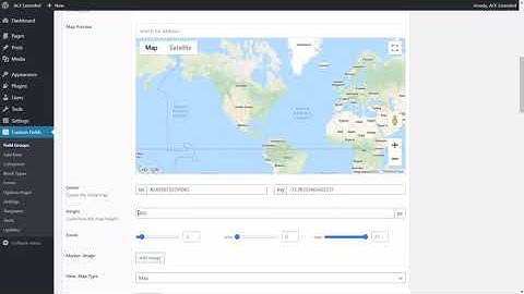 ACF Extended: Advanced Google Map
