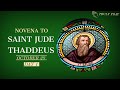 Novena Prayer to St. Jude Thaddeus| Day 1
