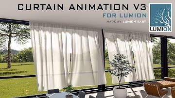 Curtains motion for Lumion V3 | Lumion Easy