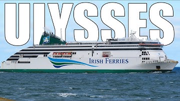 MS Ulysses Docking at Holyhead Port - Turning to Dock - IMO: 9214991