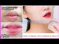 HOW TO MAKE LIPS THINNER & BEAUTIFUL LIPS ♥️| YOGA & Exercise for LIPS👄