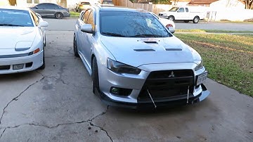 Evo X gets all the gauges installed!!!