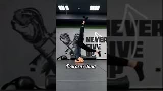 Beginner Forearm Stand Tutorial 🔥 Calisthenics Move Fast! #shorts #fitness #calisthenics