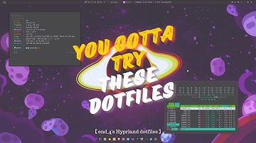 You Gotta Try These Dotfiles? End-4 | Hyprland