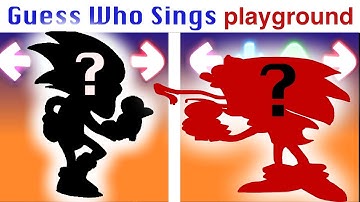 FNF Character Test | Gameplay VS My Playground | Guess Who Sings