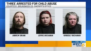 Three arrested in alleged severe child abuse of one-year-old