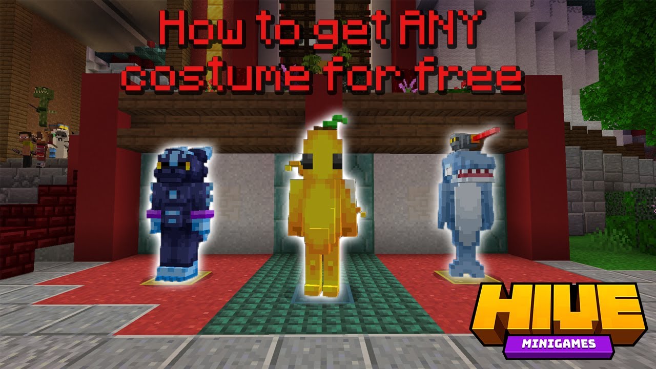 How to get ANY Hive Costume for FREE YouTube