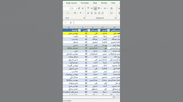 تلوين الصفوف بشكل تلقائي تعلم Excel Excelcourse مهارات Exceltips 