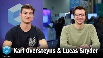 Lucas Snyder, Indiana University and Karl Oversteyns, Purdue University | SuperComputing 22