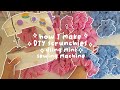 DIY scrunchies using mini sewing machine, How I make scrunchies ♡ (philippines)