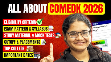COMEDK Eligibility Criteria, Exam Pattern, Top Colleges, Placements - All About COMEDK 2026 ✍