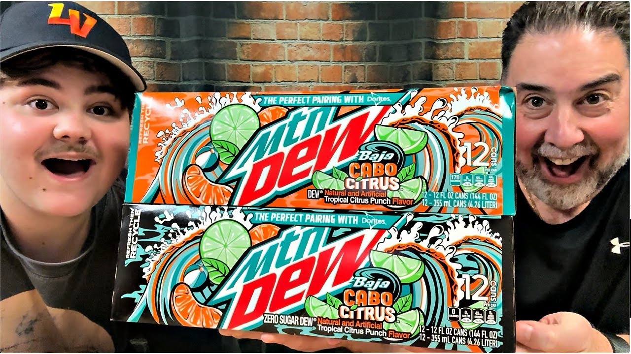 🚨 EARLY LOOK at the NEW MTN DEW BAJA CABO CITRUS FLAVOR! (and Zero Sugar!) 🚨
