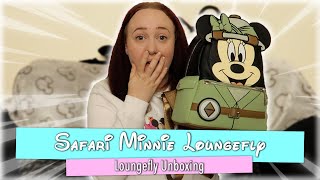 Loungefly Animal Kingdom Minnie Mouse Backpack Unboxing | Loungefly Review | Travelling Magical