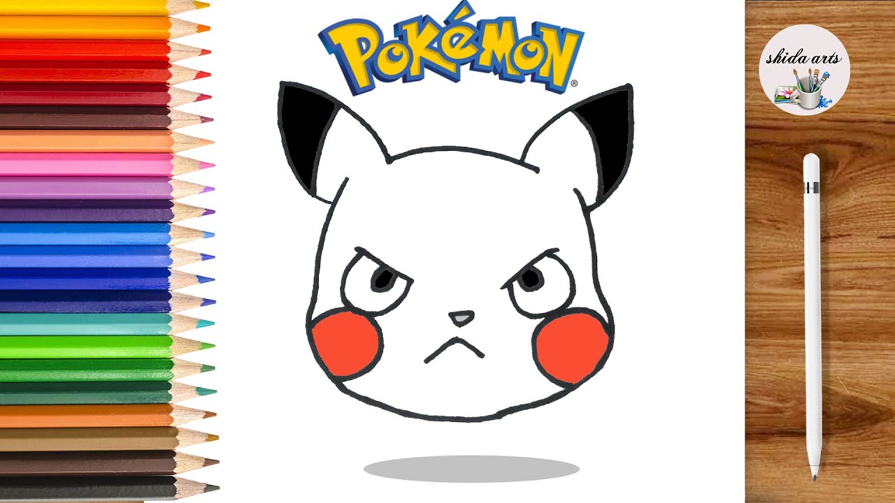 pikachu drawing easy:: Drawing Pikachu in different art styles #drawing ...