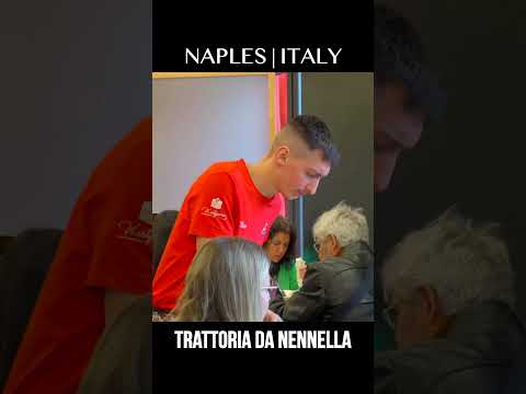 For a unique restaurant experience, Come to Trattoria da Nennella, Naples, ITALY!