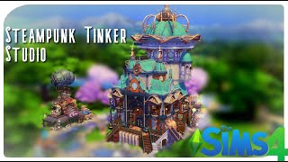 😌 RELAXING 😌 Tour & Breakdown of Steampunk Tinker Studio | Sims 4