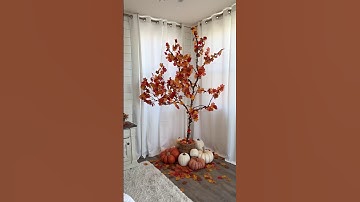 decorate for autumn with me 🍁🍂🧡 #autumnhome #falldecor #falldecorations #diydecor #diyhomedecor