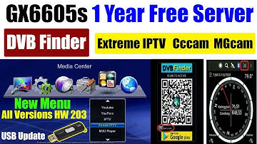 New Update Gx6605s Hw203 Hardware All Version With 1 Year Free Scam+ Server