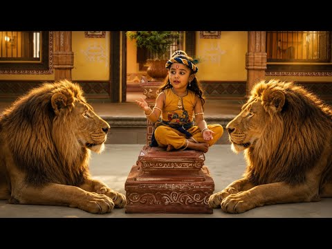 जब बाल कृष्ण से मिलने पहुंचा दो जंगली शेर मईया के आंगन में | यशोमती मईया के नंदलाला | Krishan Leela