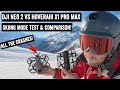 DJI NEO 2 vs HoverAir X1 Pro Max: Skiing Mode Test & Comparison!