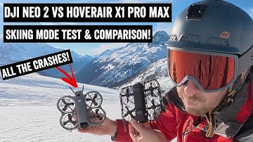 DJI NEO 2 vs HoverAir X1 Pro Max: Skiing Mode Test & Comparison!