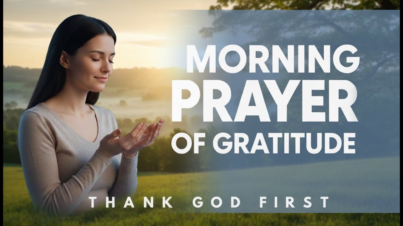 POWERFUL MORNING GRATITUDE PRAYER | THANK GOD FIRST BEFORE YOU START ...