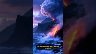 Mystery Solved: How Volcanoes Disappear Overnight! #VolcanoSecrets #shorts
