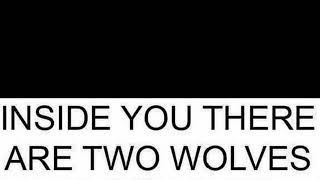 Inside you there are two wolves