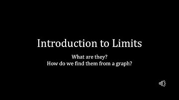 Lecture 1.1: Introduction to Limits