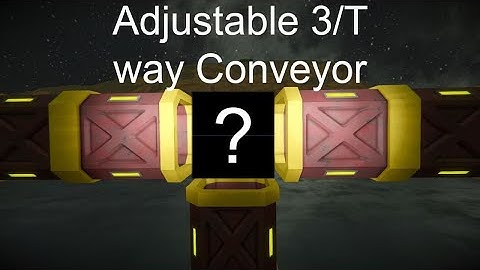 Space Engineers | T/3 Way Conveyor Vanilla