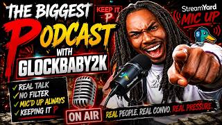 "THE BIGGEST P PODCAST" on STREAMYARD MIC UP !! MICHELLE SHOW , TRAE FLOCKA , Thizzkid1 CAP