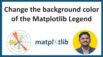 10. Change the background color of the Matplotlib Legend | Python Matplotlib Tutorial | Amit Thinks
