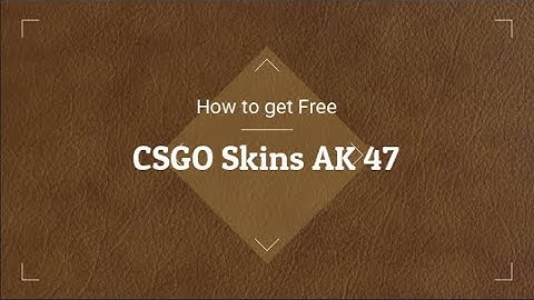 Free AK 47 CSGO Skins