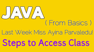 Free Live Class on Unacademy for Java | Vamsi Bhavani