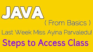 Free Live Class on Unacademy for Java | Vamsi Bhavani