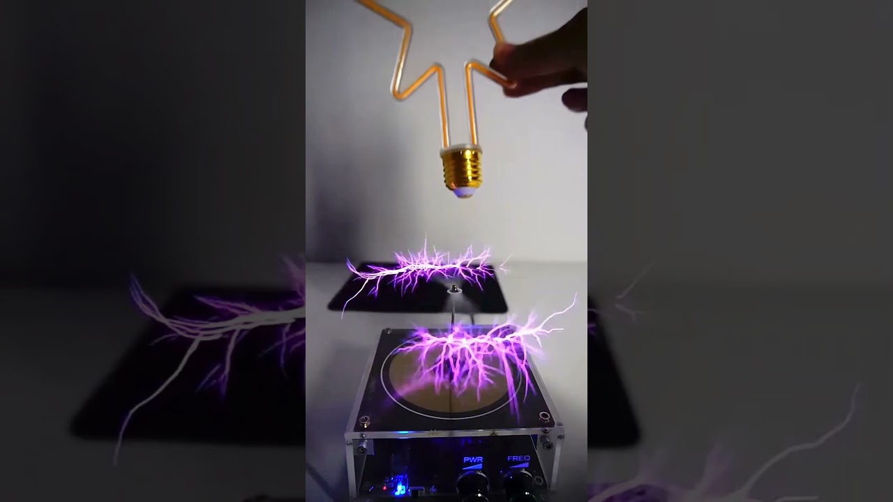 Tesla Plasma lightning Spin 🌩 