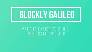 Blockly Galileo Demo App