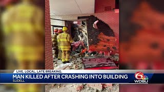 Man killed after crashing into St. Tammany Credit Union