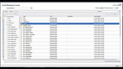 SAP BI 4.x CMC - Overview