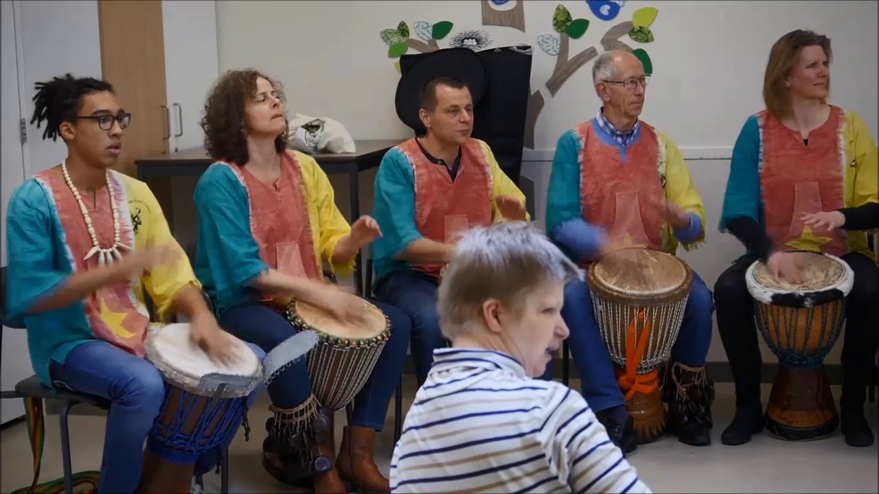 Djembé Band Zamana performing Liwaga NL Doet March 2019 YouTube