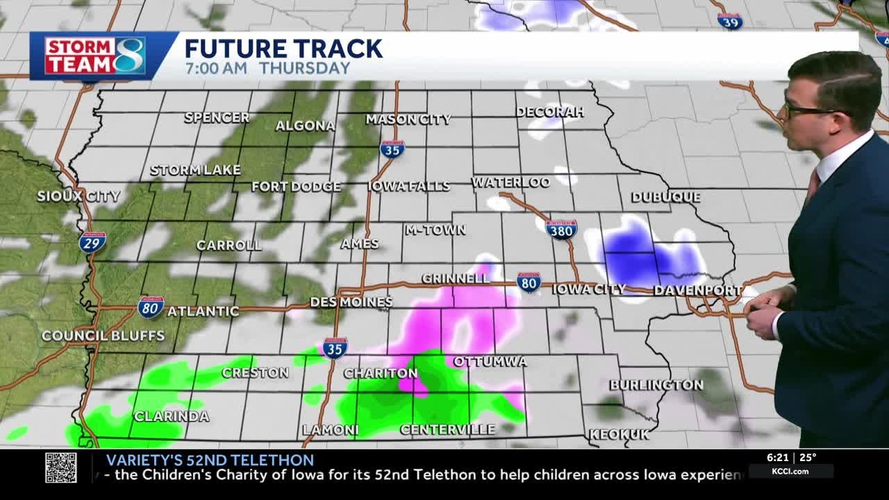 Iowa weather: Tracking more snow chances later this week - YouTube
