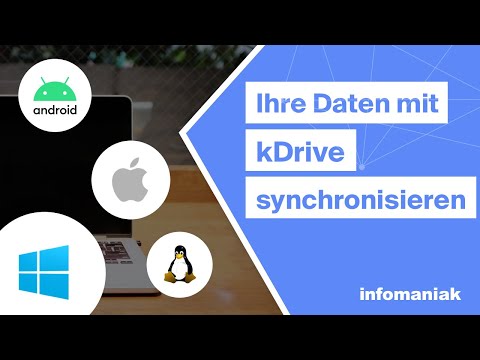 Die App kDrive installieren und Ihre Dokumente auf Ihren Geräten synchronisieren