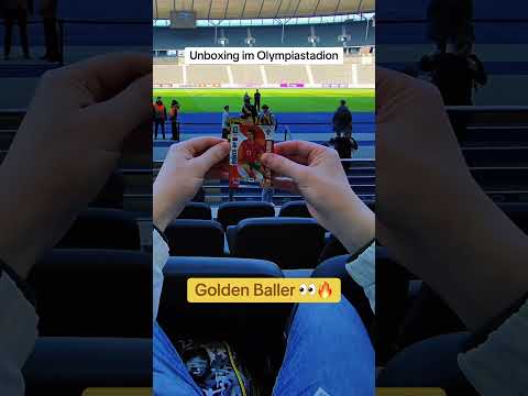 Golden Baller im Olympiastadion gezogen 🔥👀 #goldenballer #panini #worldcup2026 #shorts