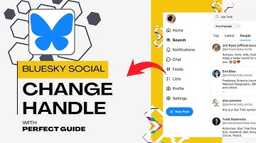 How To Change Handle On Bluesky Social | Easy Way
